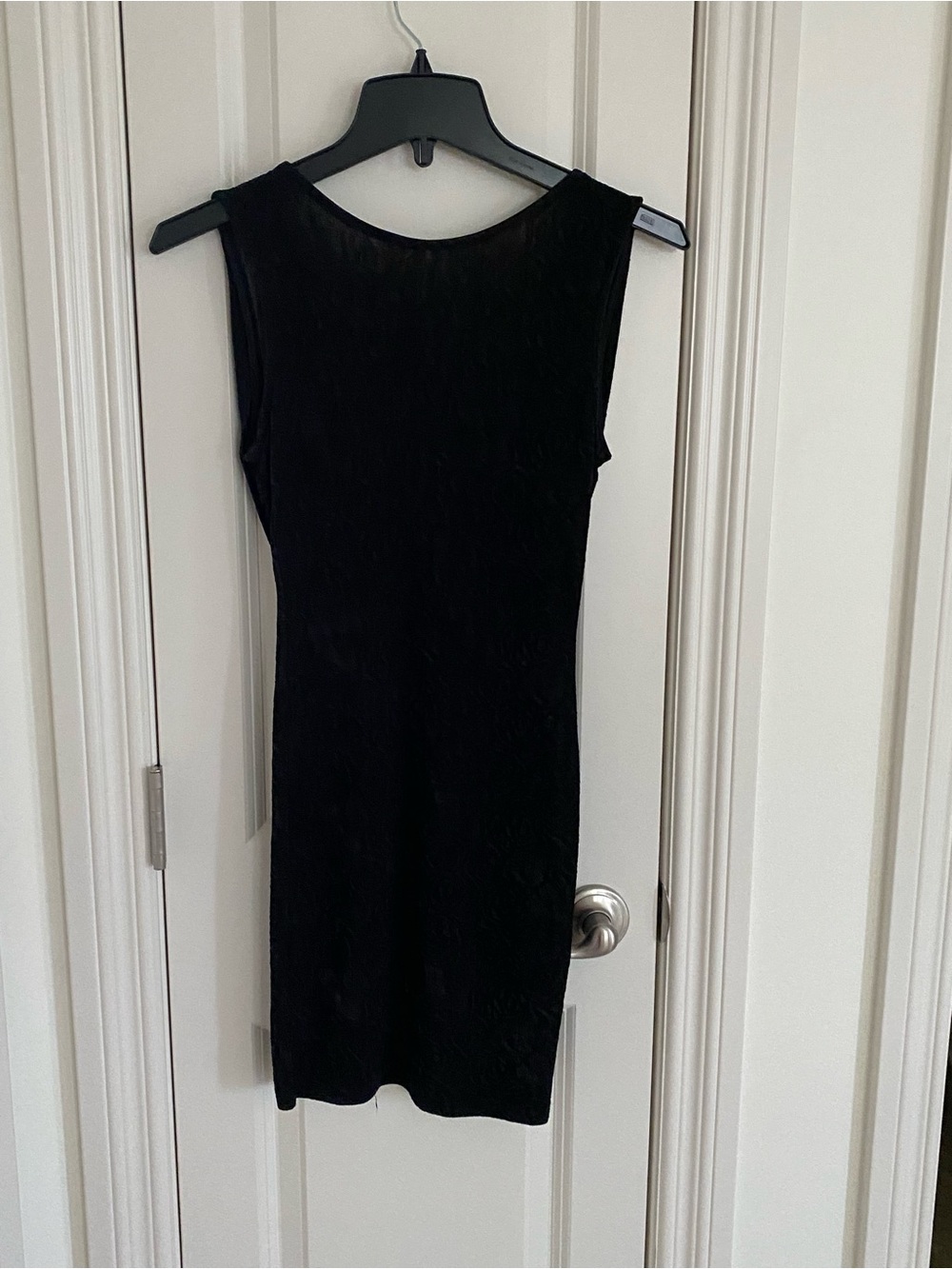 Love Culture Black Backless Sleeveless Sheath Dress